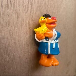 Vintage 90’s Ernie Duckie Sesame Street 2.5” Tyco Henson Solid Figure Kids Toy